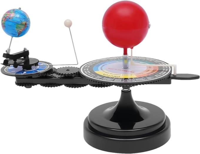Zonnestelsel Model - Planeet Baan Model - Educatief Leren - Interactieve Astronomie - 26.5 x 23.6 x 21 cm