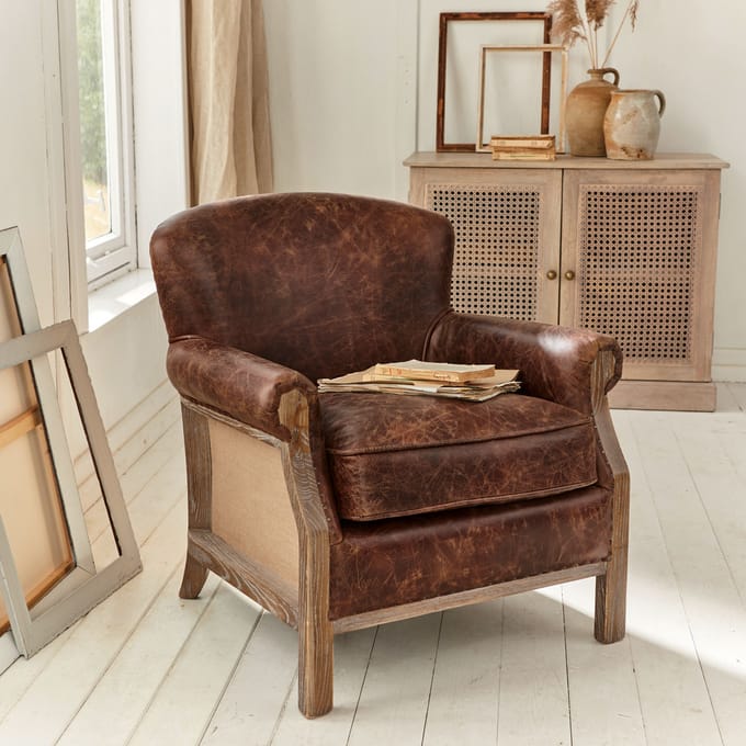 LOBERON Fauteuil Banbury bruin