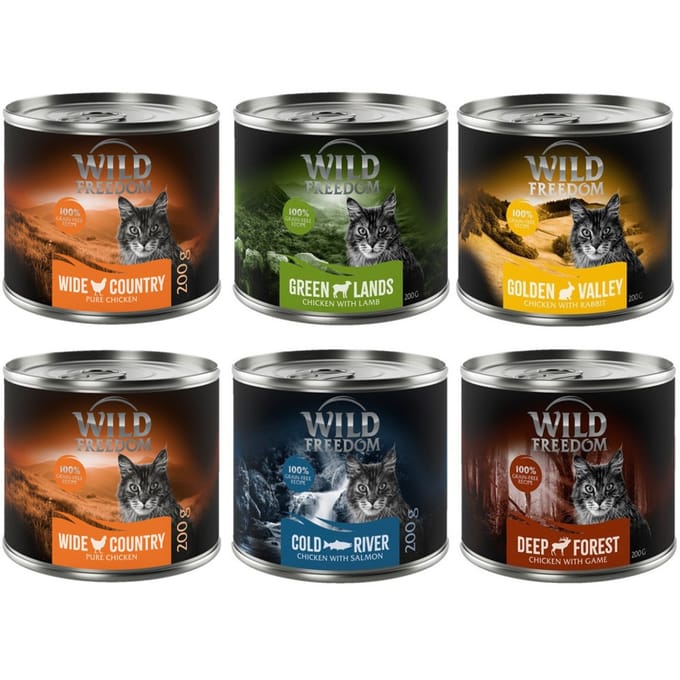24x200g Adult Wild Freedom Kattenvoer