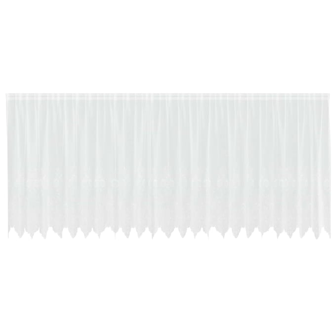 vidaXL Kantgordijn Wit 140 x 600 cm Polyester