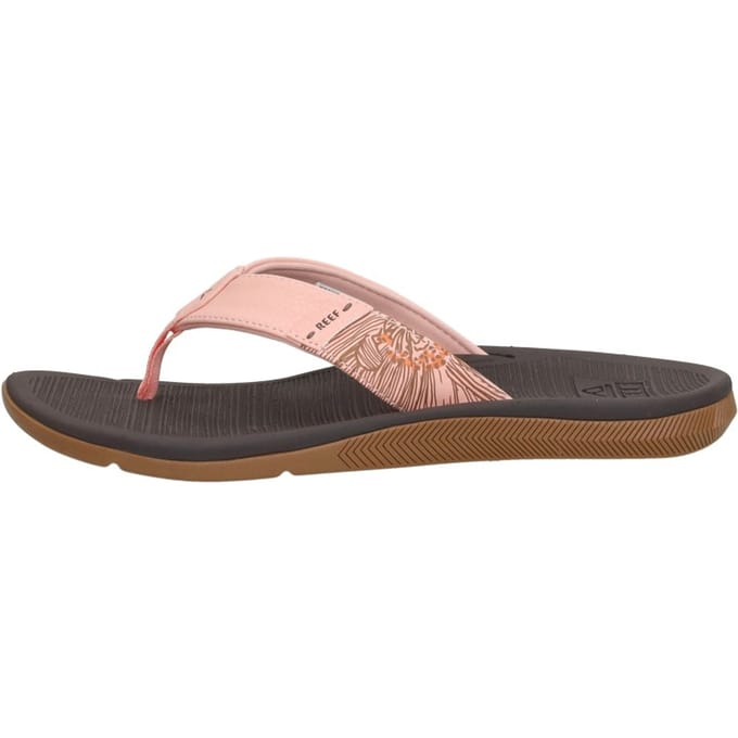Reef Santa Ana Slippers Dames Zwart dessin 36