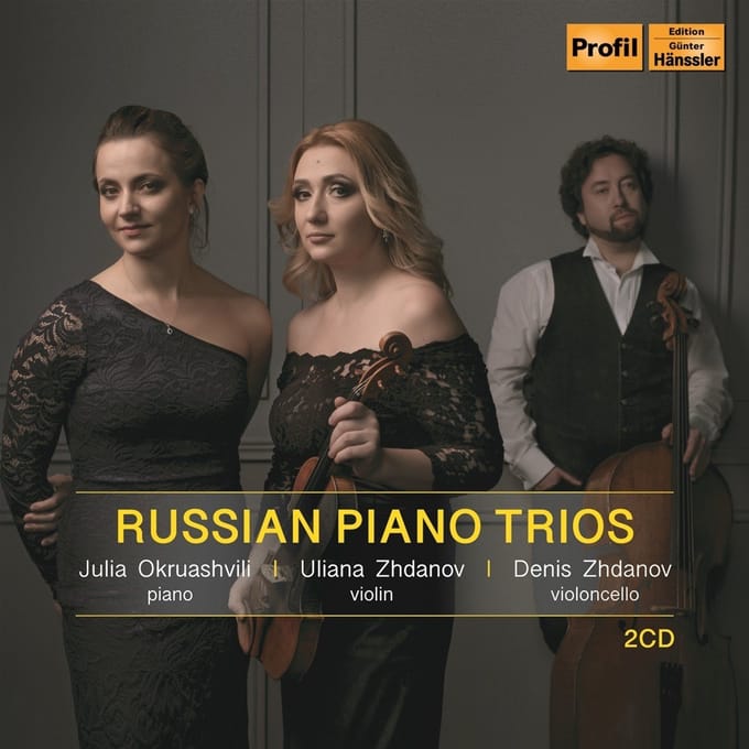 Julia Okruashvili & Denis Zhdanov - Russische Piano Trios (CD)