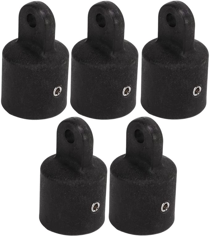 Dailygoods- Bimini Top Cap - 5 Stuks - Nylon Bevestiging - Marine Beugel - Canopy Hardware - Voor Botens/Kayaks - 7/8" (22mm)