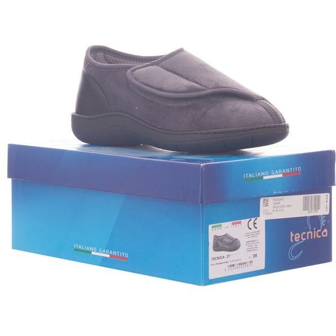 TECNICA 3T Pantoffel Comfortschoen - Unisex - wijdte XL - grijs - maat 38