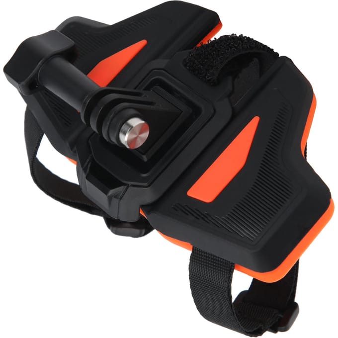 TELESIN Action Camera Universele Motorhelm Kinmontage Riem Bevestigingsbeugel Houder black