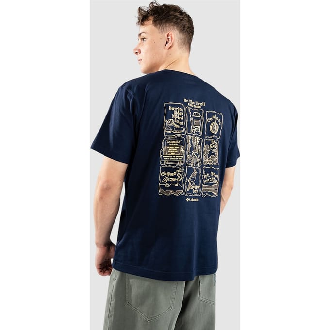 Columbia Kettle River Back Graphic T-Shirt blauw