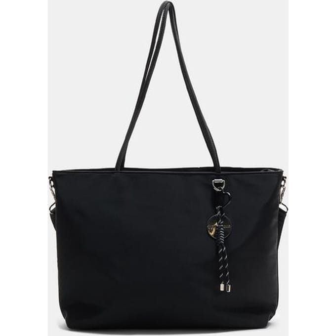 Stradivarius Shopper met bedel  Zwart OS