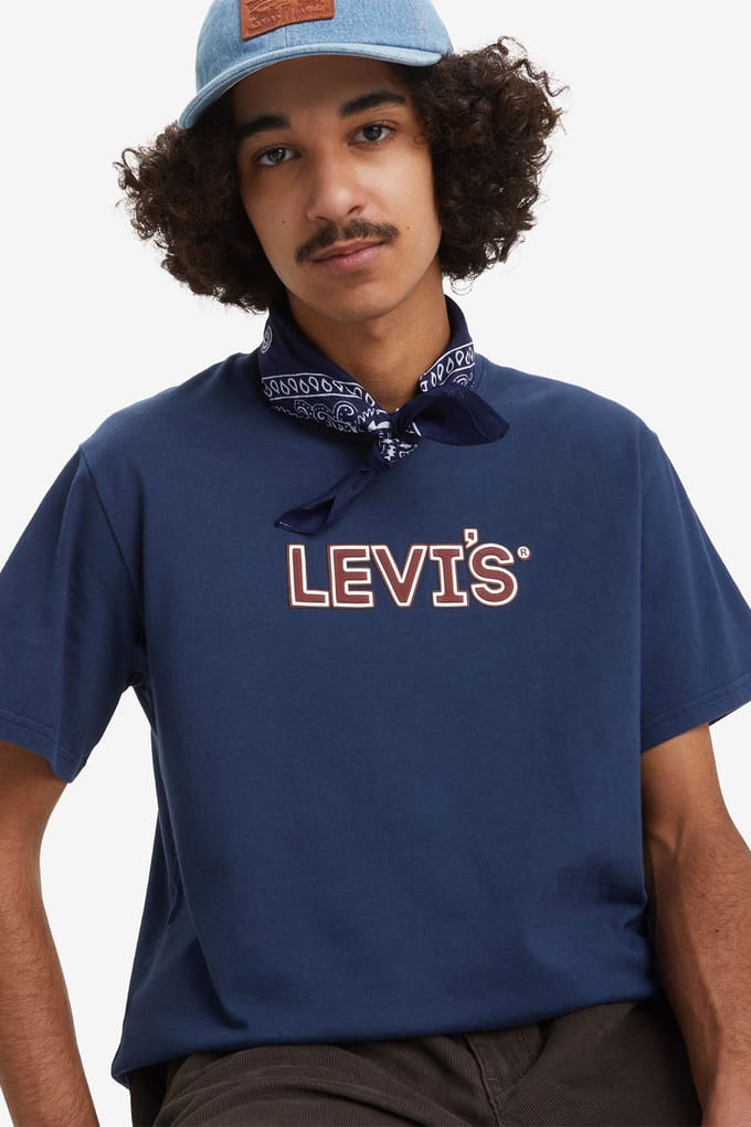 Levi's Relaxed Fit Graphic Tee Größe: S | Bedruckte T-Shirts Outlet | Herren