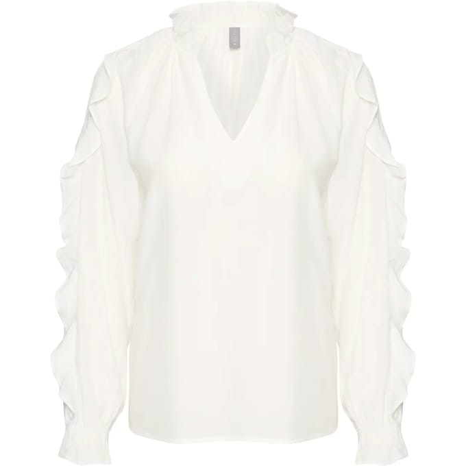 Vrouwenblouse CULTURE Asmine Flounce