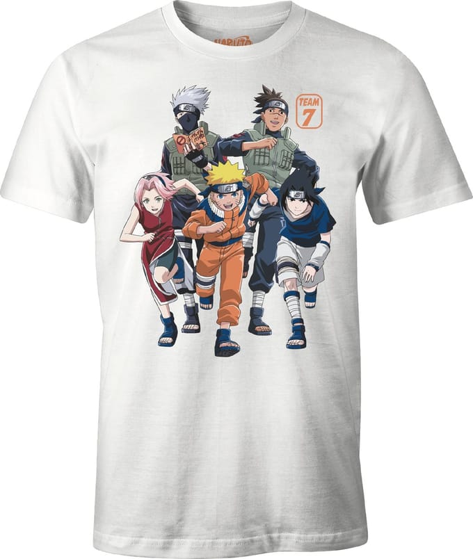 Naruto - Team 7 - White Men's T-Shirt - XL