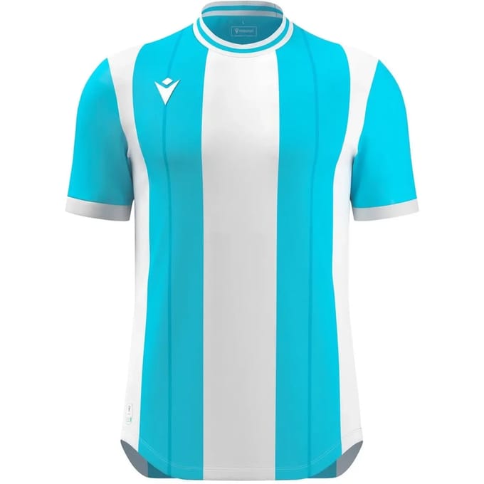 Macron Propus Eco Shirt Korte Mouw Heren - Columbia / Wit | Maat: S