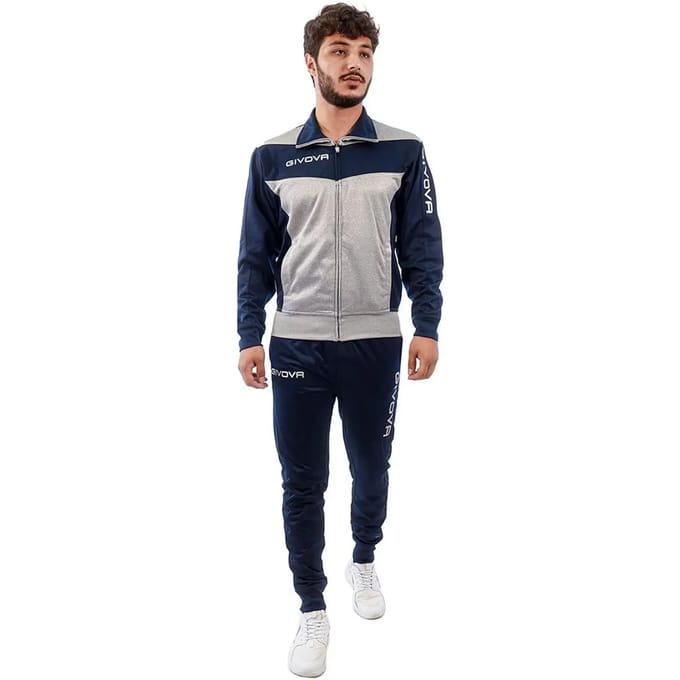 Givova Luxury Visa Trainingspak Blauw,Grijs S Man
