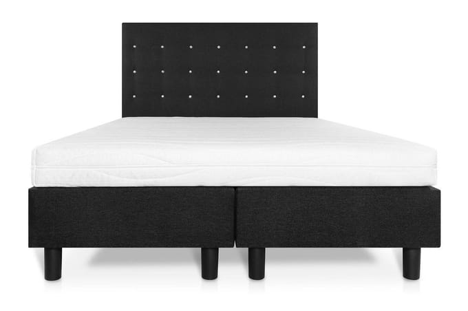 Boxspring Bling Bling Diamond - Comfort Foam matras - 140x200 cm