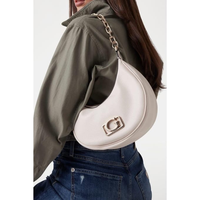 GUESS Anadela 3 Comp Satch Shell Maat: OS | Handtassen Outlet | Dames | Wit