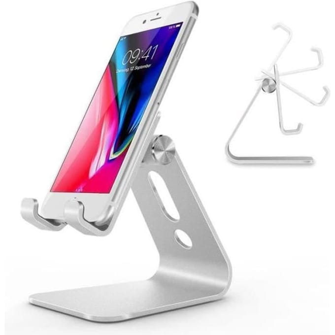 Support Téléphone Portable - OMOTON - BTH13732 - Aluminium - Réglable - Multi-Angles