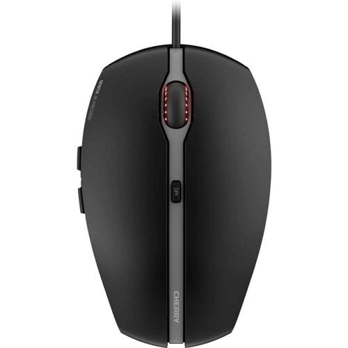 Cherry GENTIX - Muis - Optisch - 6 knoppen - Zwart