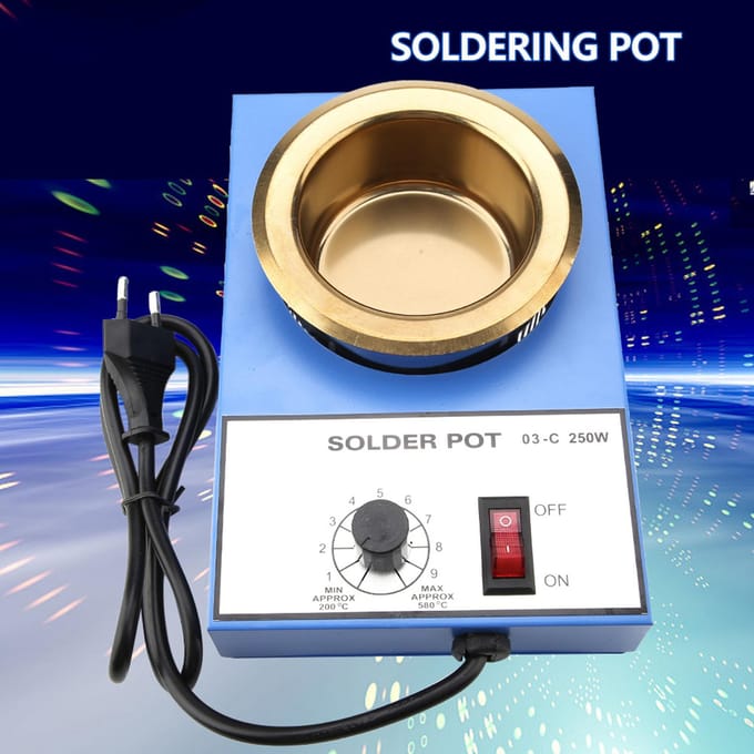 80mm Soldeertinpot Soldeertinpot Desoldeerbad  (250W)