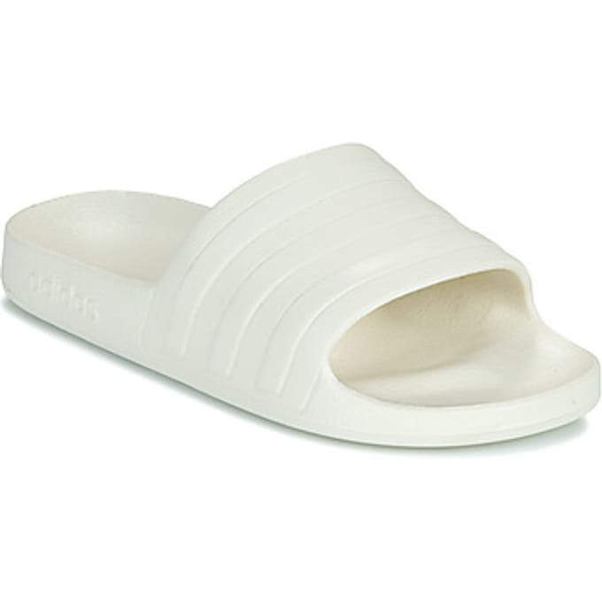 Adidas adilette Slippers en Sandalen Dames - Wit - Maat 36 - Mesh/Synthetisch