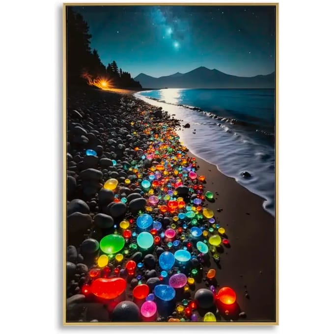 Schilderij On Canvas Colors Laquared With Frame -b 60×3,5×90 cm