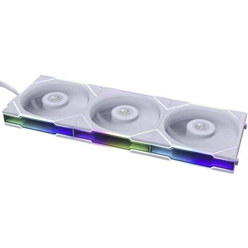 Lian Li UNI FAN TL Series, 3er Pack + Controller PC-ventilator Wit (b x h x d) 124 x 120 x 28 mm Incl. LED-verlichting, Incl. ventilatorcontroller