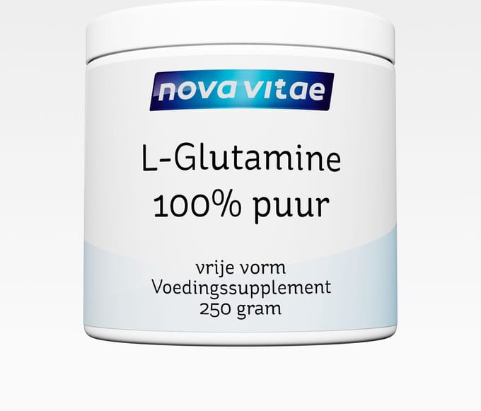 Nova Vitae - L-Glutamine - 100% Puur - 250 gram poeder