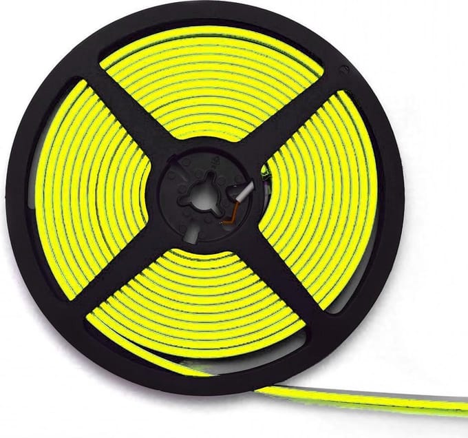 LED NEON - Geel - 4x10mm - 140 led/m - 24V - 5 meter