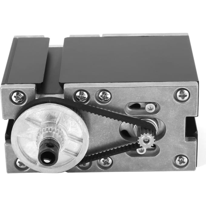 60W 12V Hoog Vermogen Aluminiumlegering Motor Reductiekast Voor Multifunctionele Micro Machinegereedschap