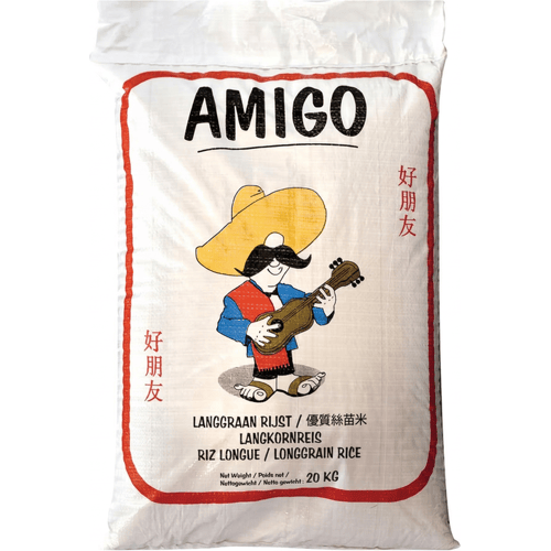 Amigo Rijst Hoge Kwaliteit Zijderijst 20kg