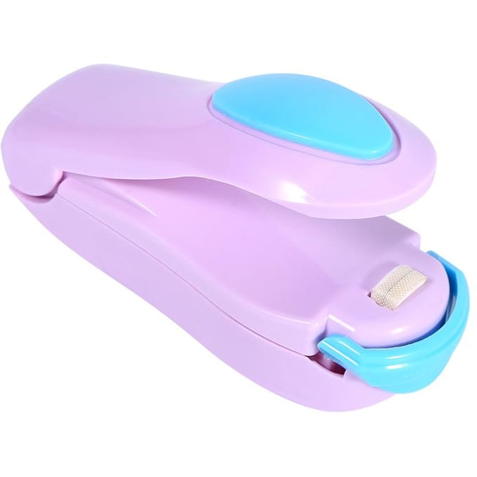 Scelleuse Alimentaire Manuelle Mini Machine à Sceller Thermiquement Portable Violet