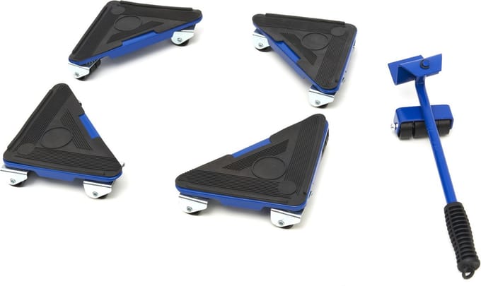 HBM 5 Delige Verhuisdolly Set Inclusief Hefboom