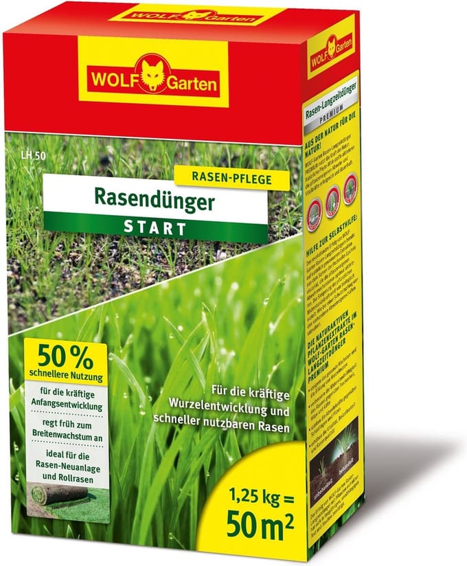 Wolf-Garten Start gazonmest - 1,25 kg