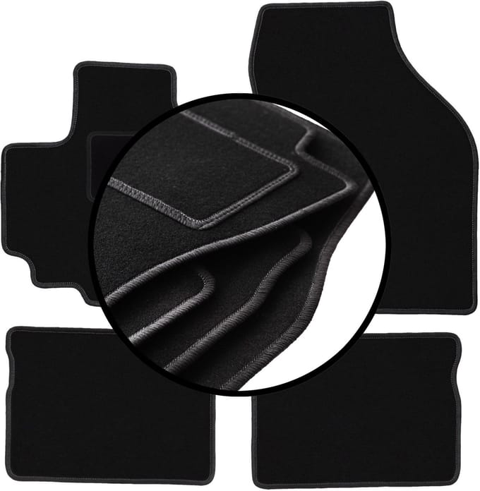 Complete set veloursmatten voor: Suzuki Celerio hatchback (2014-)