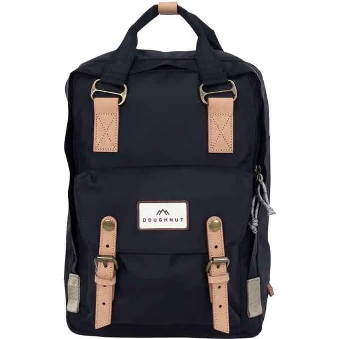 Doughnut laptoprugzak / Rugtas / Schooltas - 14 inch - Macaroon Jungle Backpack 14 - Black