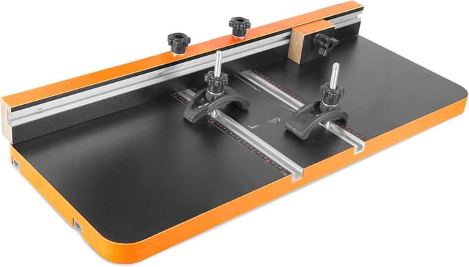 Boorperstafel 24x12 inch met Verstelbare Omheining en Stopblok