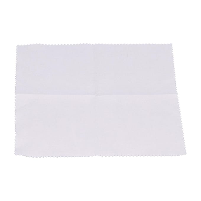 Chiffon de nettoyage en microfibre réutilisable Chiffon à polir pour Piano Violon Saxophone Flûte Instrument de musique white