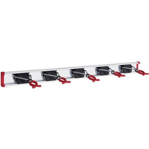 Bruns - Gereedschapsrail - 5 Gereedschapsklemmen - 75 centimeter