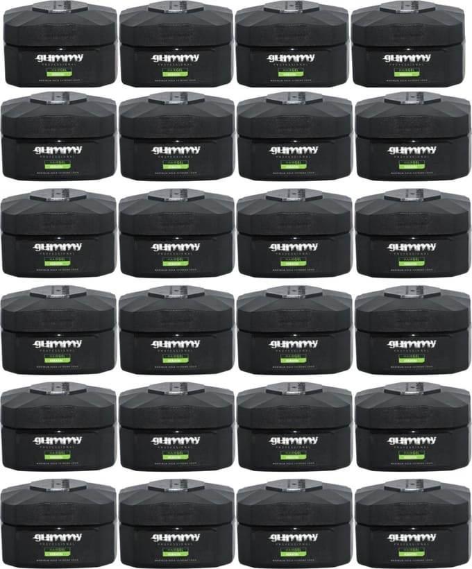 Gummy Hairgel Keratin 500ml Groen - 24 Stuks