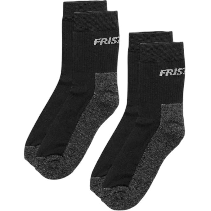 Fristads Wollen Sokken 2-Pack 9168 Sow - Zwart - 44-47