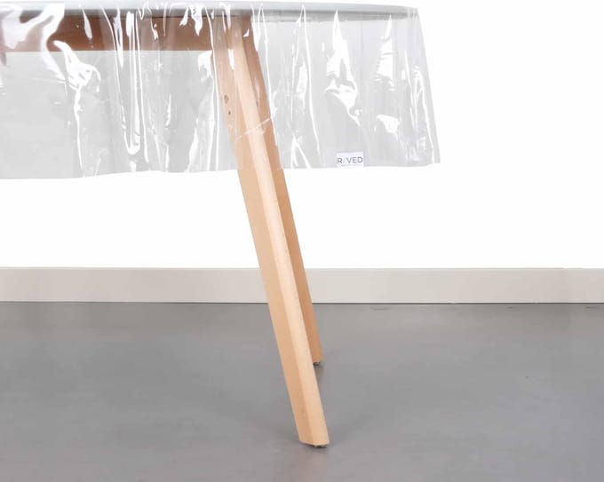 Raved Transparant Tafelzeil 140x180 cm - PVC - Glashelder - Afwasbaar & Beschermend