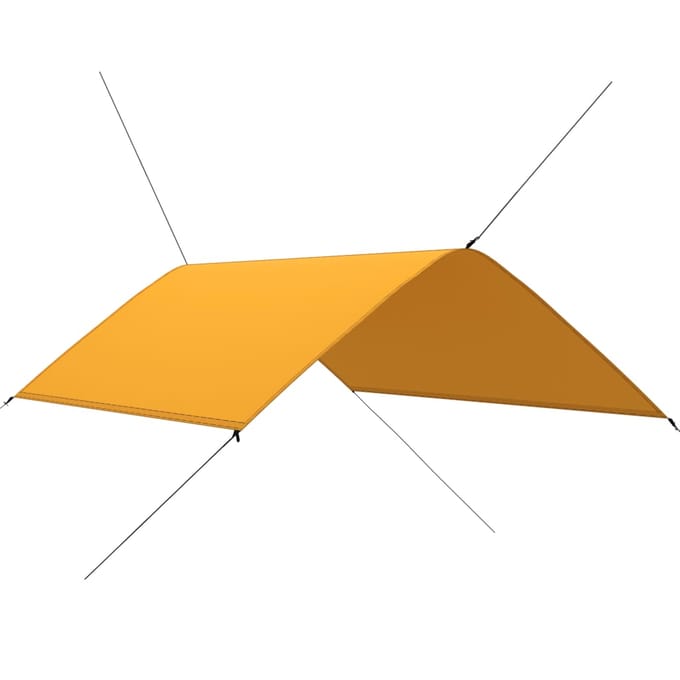 vidaXL - Afdekzeil - 3x2 - m - geel