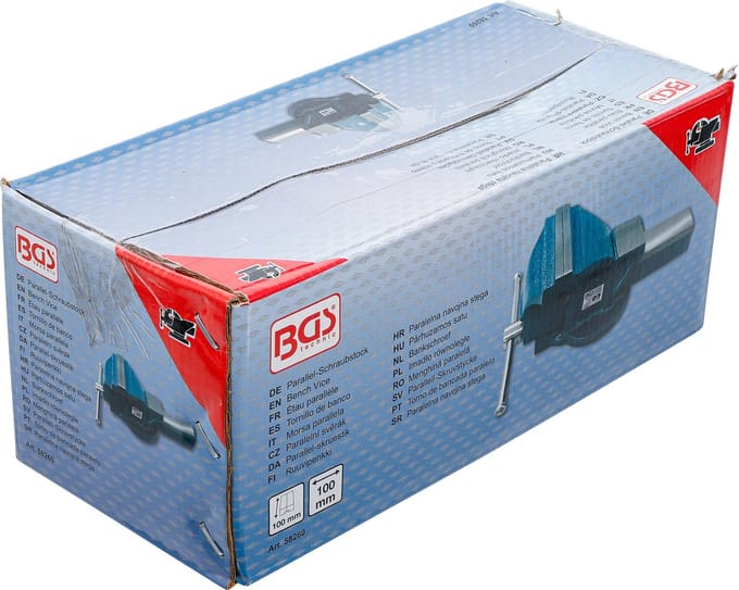 BGS Bankschroef - 100 mm spanbekken