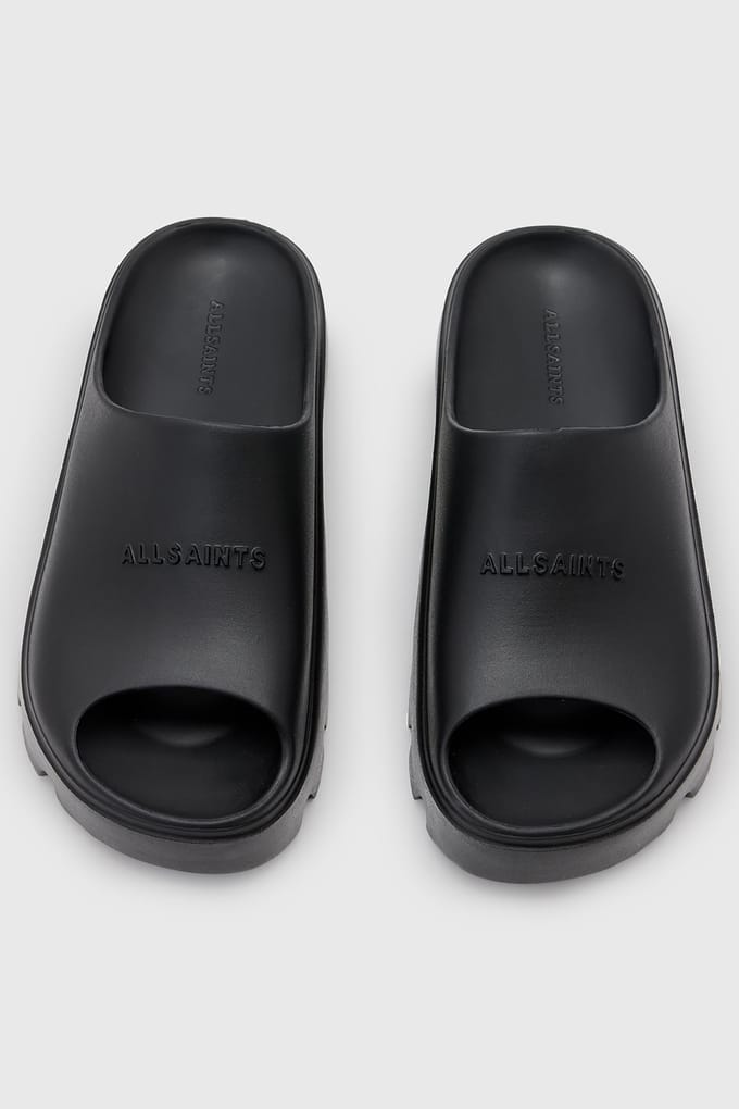 AllSaints Eclipse Slider Black Taglia: 40 | Infradito Outlet | Donna | Nero