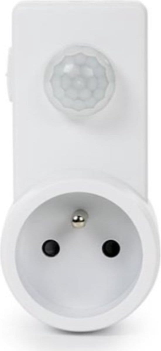 Perel Schemerschakelaar, instelbaar, detectiehoek 160°, detectiebereik 9 m, 230 V, 1.5 A, 300 W, Franse aarding type E, wit