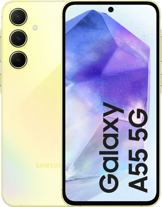 Samsung Galaxy A55 5G - 128GB - Awesome Lemon