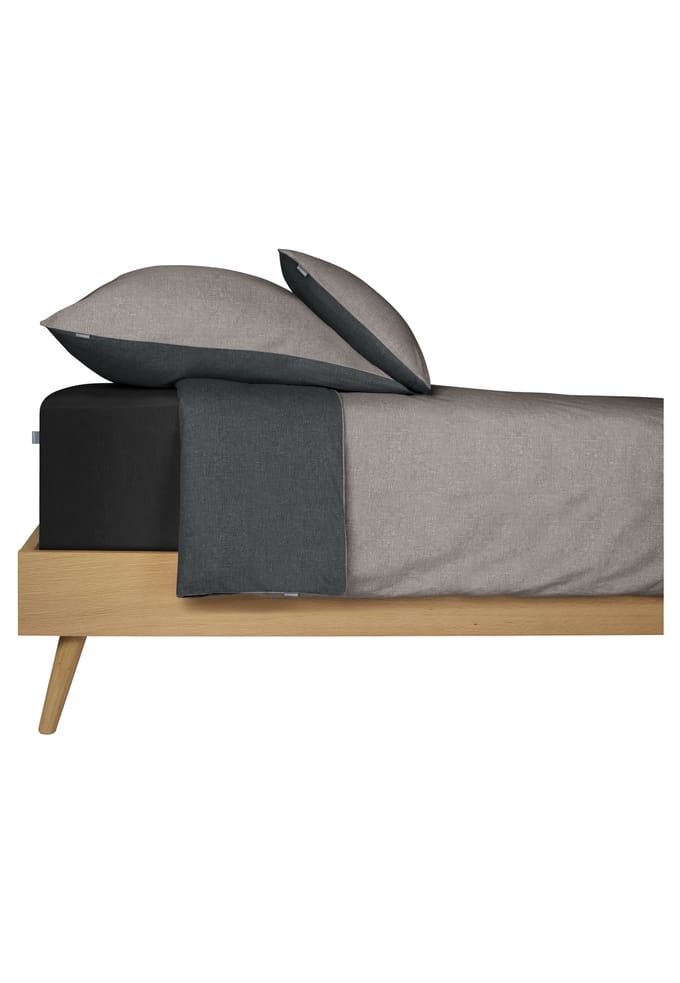 Omkeerbaar beddengoed, 2-delig, Renforcé grijs/antraciet - SCHIESSER Home 160*210