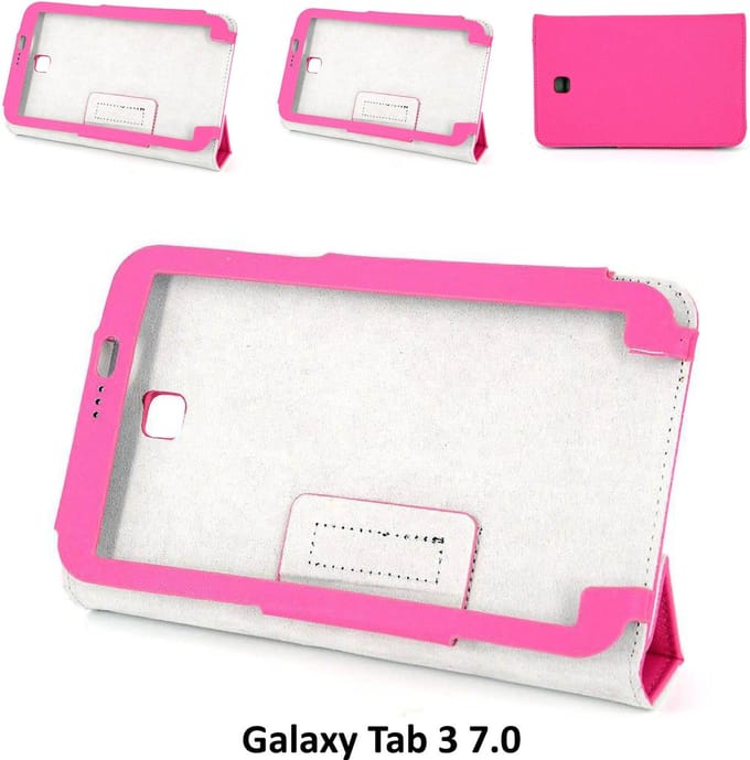 Samsung Galaxy Tab 3 7.0 Smart Tablethoes Roze voor bescherming van tablet (T210)