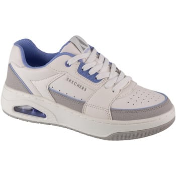 Sneakers Skechers Baskets Uno Court Courted Style blanc et violet