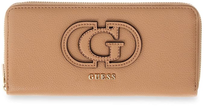 GUESS portemonnee Isola SLG Zip Around Wallet Beige Taupe