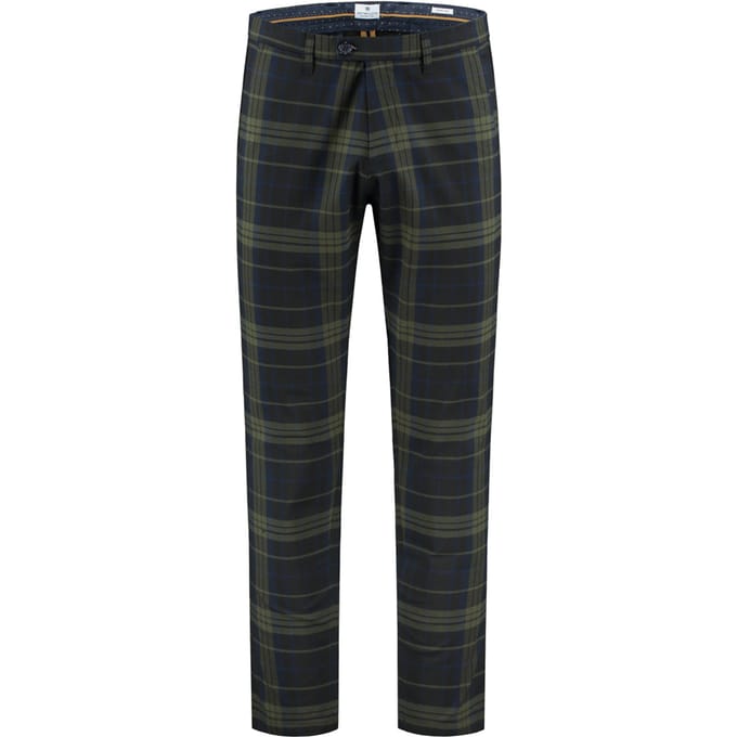 Dstrezzed Chino Pant English Check Dark Navy   32