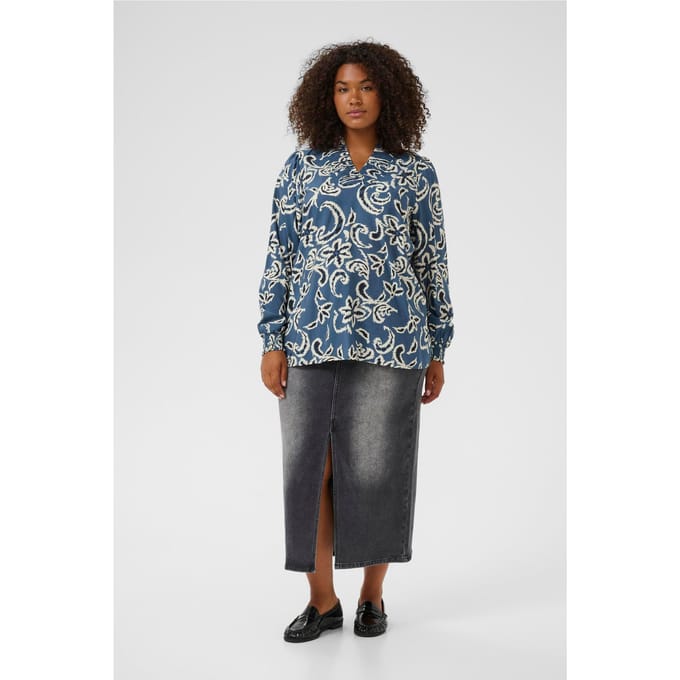 Vrouwenblouse KAFFE Curve Mahlia